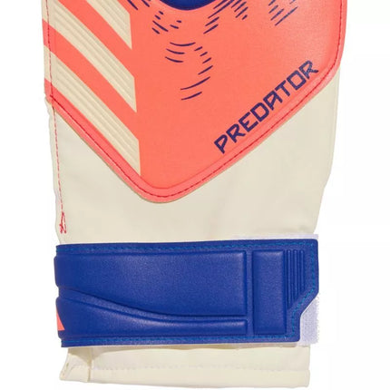 adidas Predator Glove Training Goalkeeper Gloves White and Orange JN5355