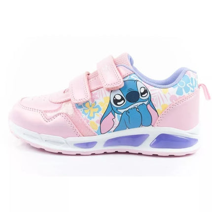 Leomil Stitch children's sports shoes, lightweight sneakers with Velcro LED