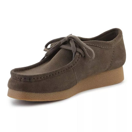 Clarks WallabeeEVO 26180920 Tamsiai alyvuogių zomša