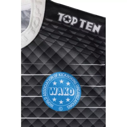 TOP TEN "WAKO" marškinėliai lengvam kontaktui (WAKO PATVIRTINTA)