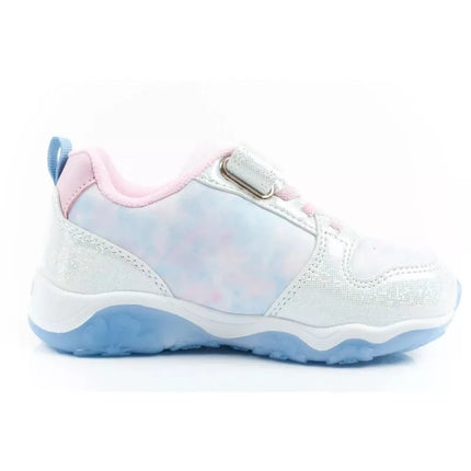 Leomil children's sports shoes sneakers Stitch light with velcro LED blue