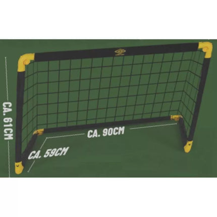 UMBRO SULANKSTOMI FUTBOLO VARTAI SU TINKLU 90x59x61cm