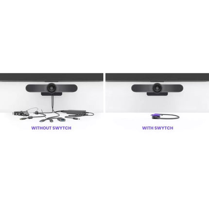 Logitech Swytch AV siųstuvas ir imtuvas, juoda, violetinė