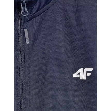 Men's zip-up sweatshirt without hood 4F 4FRAW25TSWSM2459-31S