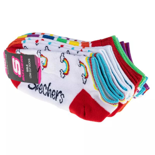 Skechers 6 poros mergaitėms be kilpelių S115376-MULT daugiaspalvis 31-34