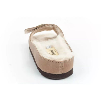 Scholl Iconic MEG Taupe W F303171062 Šlepetės