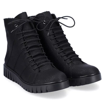Rieker W R279B suomėti aulinukai, juodi