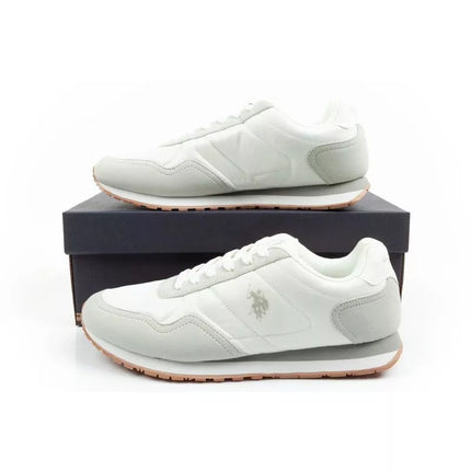 US Polo Assn sports shoes sneakers men's fashionable comfortable white