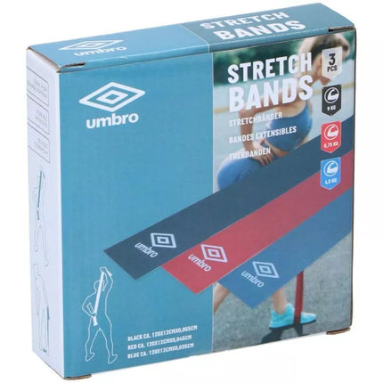 SET OF 3 STRETCH BANDS UMBRO