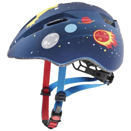 Vaikiškas dviratininko šalmas Uvex kid 2 cc, tamsiai mėlynas (rocket), M dydis, 46-52 cm