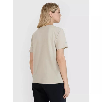 Women's oversize printed T-shirt 4F 4FWSS25TTSHF1994-83S