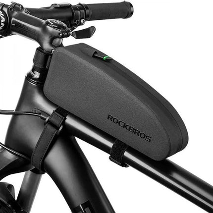 Rockbros AS-019-1 Vandeniui atsparus 1,6 L juodas dviračio rėmo krepšys