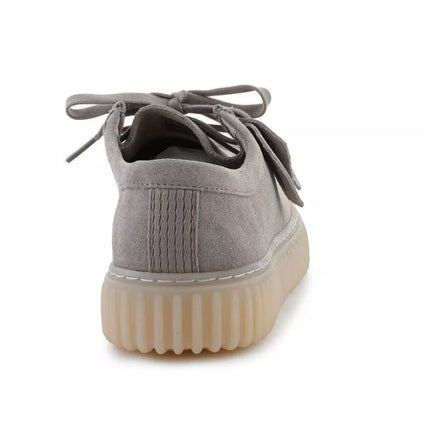 Clarks Torhill Lo 26182810 Light Gray Suede