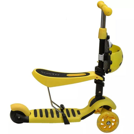 BALANCE SCOOTER 3IN1 ENERO BIEDRONKA YELLOW