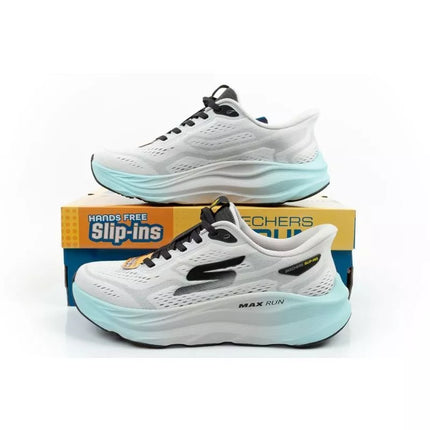 Skechers men's sports shoes sneakers Max Run white SLIP-INS