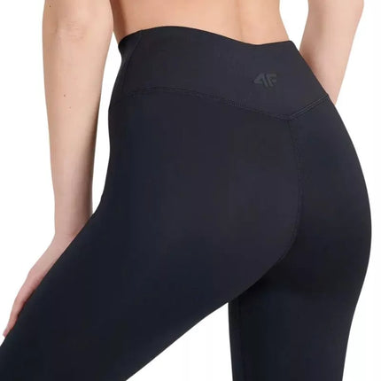 Women's leggings 4F FNK F458 deep black 4FWSS26TFTIF458 20S