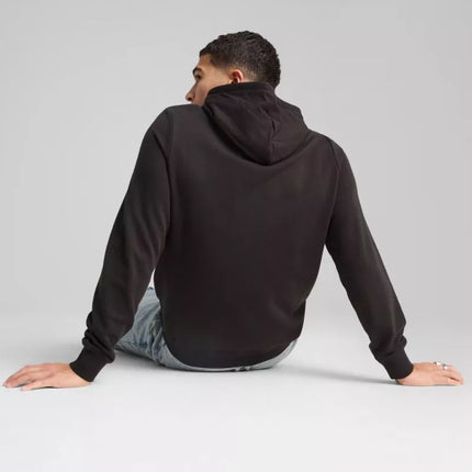 Men's Puma ESS 2 Color Small No. 1 Logo Hoodie Black 684719 01