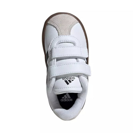 Adidas VL Court 3.0 Skateboarding Shoes for Kids White and Gray ID9157