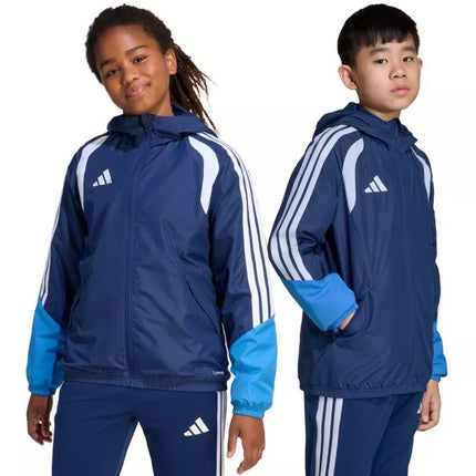 adidas Tiro 26 Varžybinė Visų Orų Vaikams Striukė Mėlyna JL7300