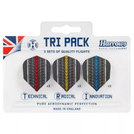 Harrows Tri Pack Supergrip 3x3 plunksnos HS-TNK-000013294