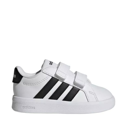 Adidas Grand Court 3.0 vaikiški bateliai, balti, HP3534