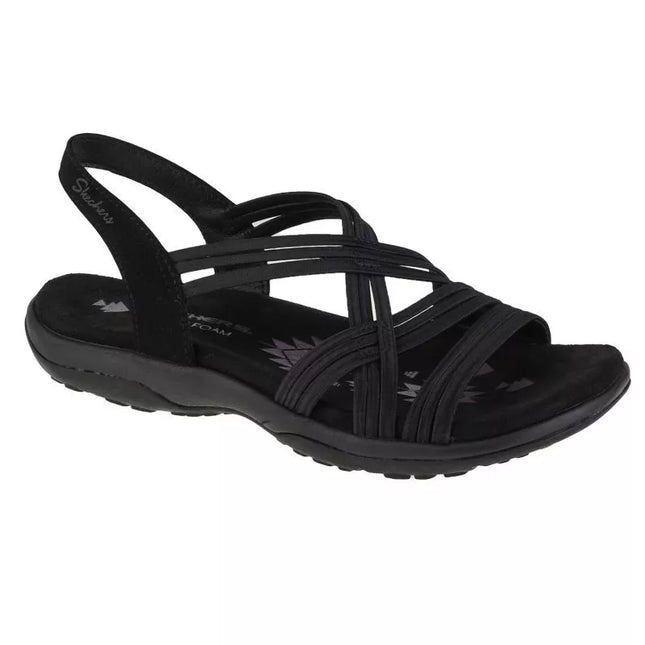 Skechers Reggae Slim Simply Stretch Sandaliai 163023-BLK Juodi 36