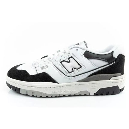 New Balance 550 youth sports shoes sneakers leather fashionable black white