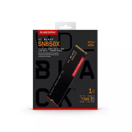 WD Black SN850X WDS100T2X0E SSD (1 TB; M.2; PCIe NVMe 4.0 x4)