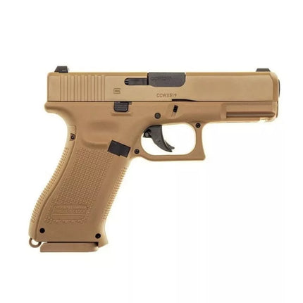 Glock 19X 4.5mm smėlio spalvos CO2 šratinis pistoletas