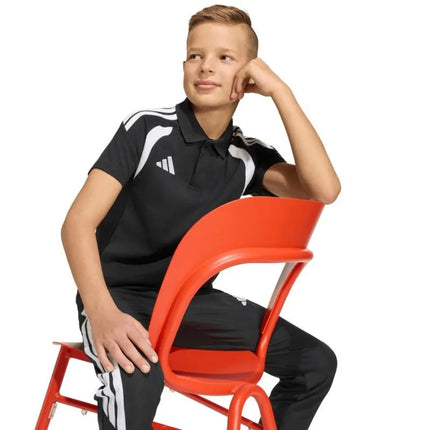 adidas Tiro 26 League Polo Shirt for Kids Black KF3407