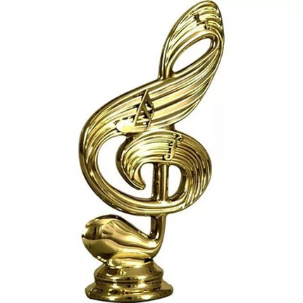 Plastic musician figurine - musical note F157/G