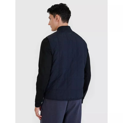 Men's sleeveless vest with stand-up collar 4F 4FWSS25TVJAM210-20S