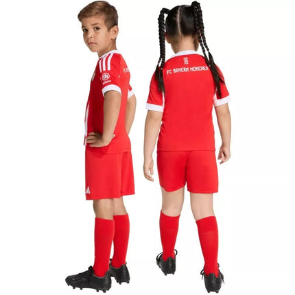 adidas FC Bayern 25/26 Namų raudonas JN8510 vaikiškas sportinis komplektas