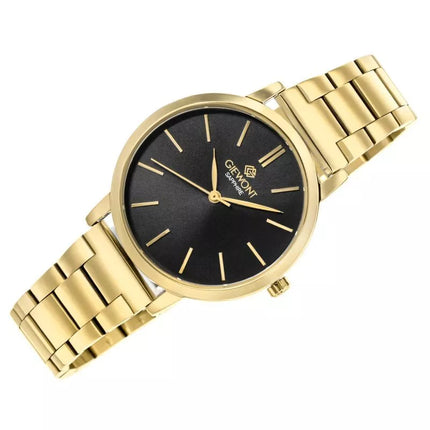 Giewont Sapphire Gold Black Women's Watch GW2360-B3