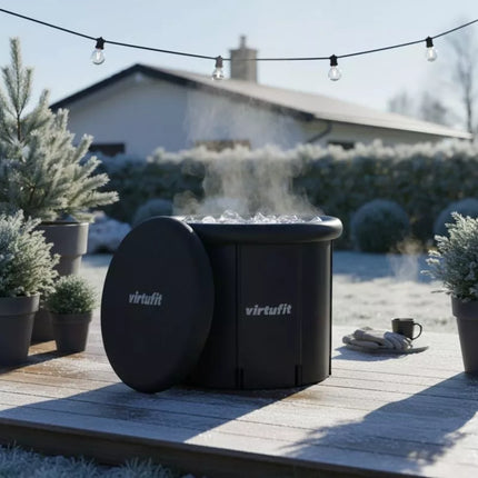 VIRTUFIT ICE BATH XXL - 375 LITERS - ANTHRACITE - WITH ACCESSORIES