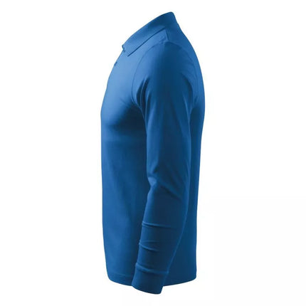 Malfini Single J. LS M polo marškiniai MLI-21114 azure