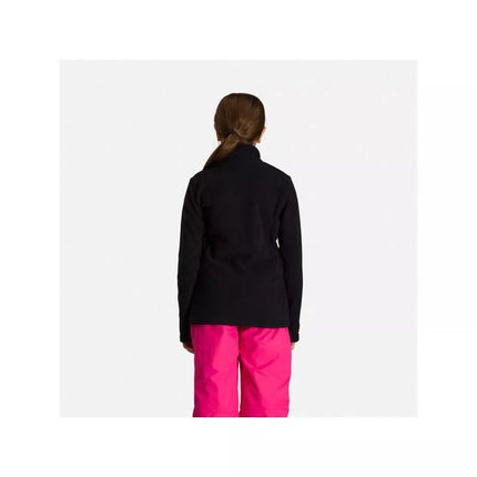 ROSSIGNOL Girl 1/2 Zip Fleece Sweatshirt Black
