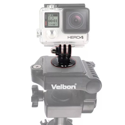 Sportinės kameros laikiklis su GoPro trikojo tvirtinimu - Juodas