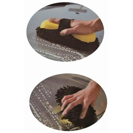 DUNLOP 2-IN-1 MICROFIBER CAR WASHING SPONGE