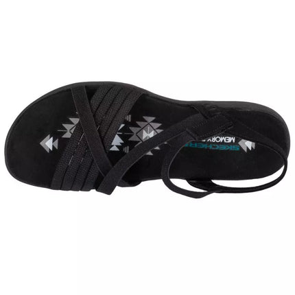 Skechers Reggae Slim - Vasaros karštis Basutės 163116-BBK Juodos 35