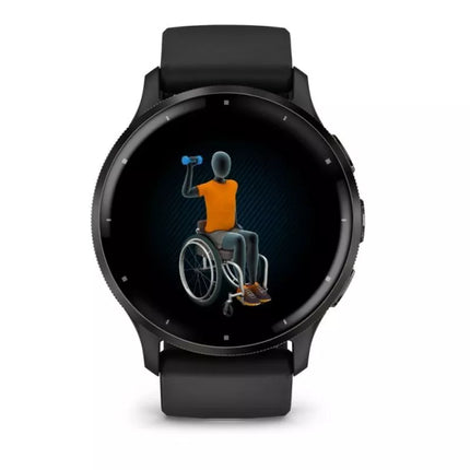 Garmin Venu 3 45 mm juodas laikrodis
