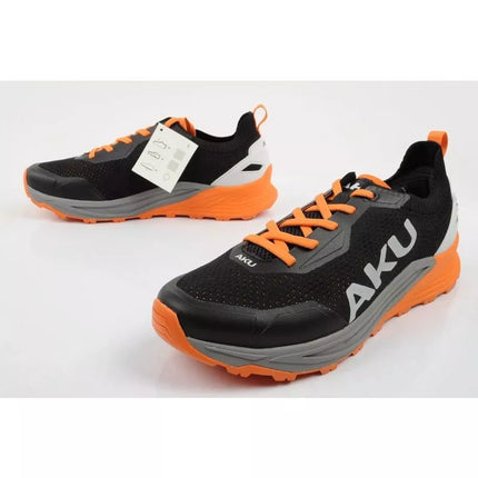 Aku men's outdoor trekking shoes Aira comfortable hiking black gray orange