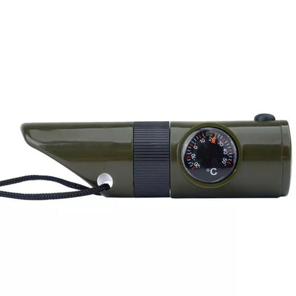 Mil-Tec 6-in-1 Išgyvenimo Švilpukas - Žalias 16328401