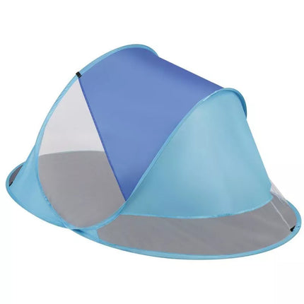 SELF-EXPLODING BEACH SCREEN TENT 190X120X90/70CM BLUE POP-UP