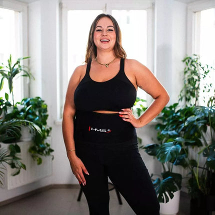 HULA HOP RINKINYS HHW12 VIOLETINIS SU SVORIAIS IR HMS DIRŽAS BR163 JUODAS PLUS SIZE