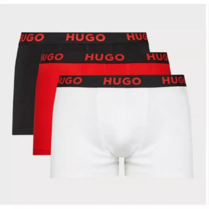 Hugo Boss Vyriški Tamprūs Bokseriai, 3 vnt. pakuotė - 10241868-972