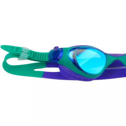 Crowell GS23 Splash Mirror Green and Purple Children's Swimming Goggles