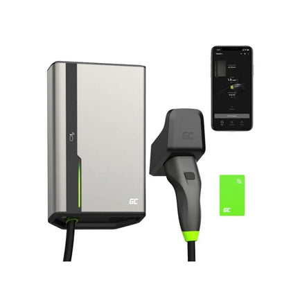 Wallbox Green Cell HabuDen 22kW 32A - 7.5m cable with NFC