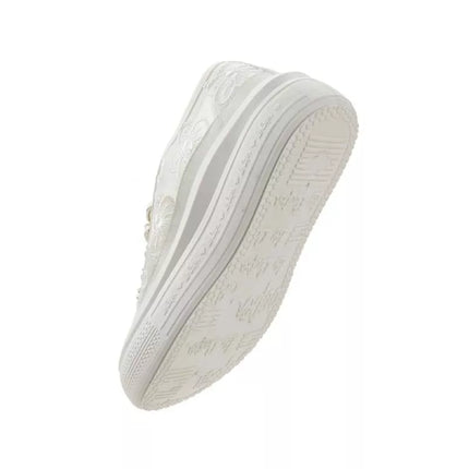 Lee Cooper women's sports shoes sneakers white platform lace