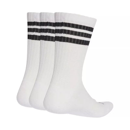 Adidas 3-Stripes Cushioned Sportswear Crew 3 pair socks white and black JZ0532